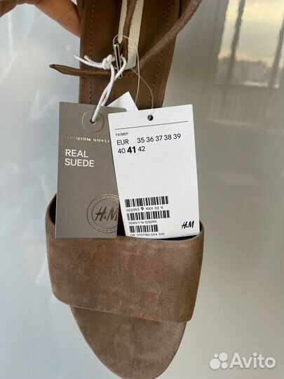 Босоножки H&M Premium 41 размер