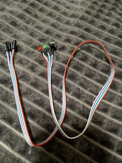 Кнопка питания/перезагрузки + светодиоды индикации