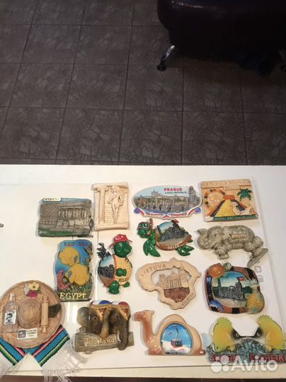 Набор магнитиков из 14 щтук из зарубежья