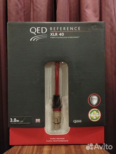 QED (QE3284) Reference Analogue XLR 40 3.0m