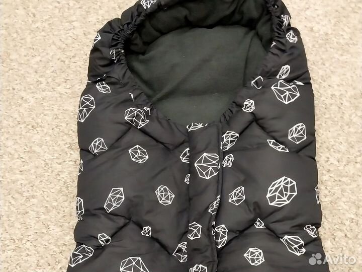 Зимний конверт в коляску leokid