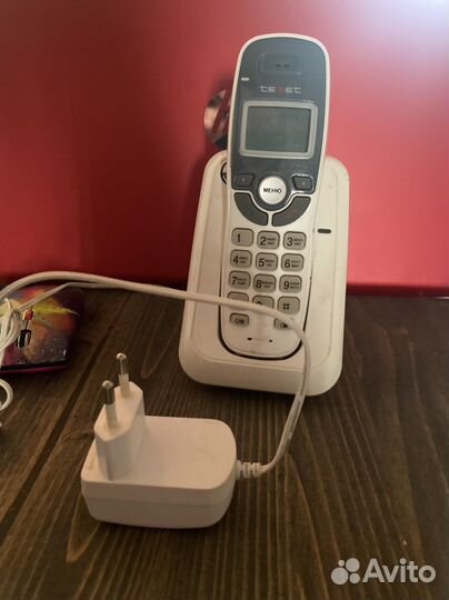 Радио телефон трубка texet