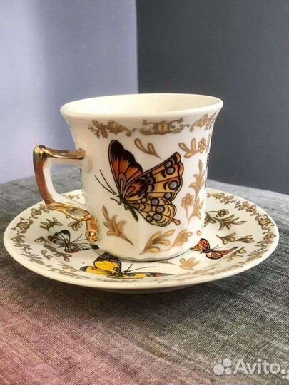 Фарфоровая чайная пара yamasen gold collection