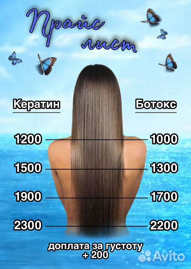 Кератиновое выпрямление