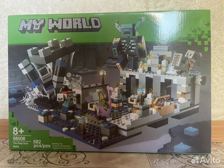 Конструктор майнкрафт битва в глубинной тьме 68006