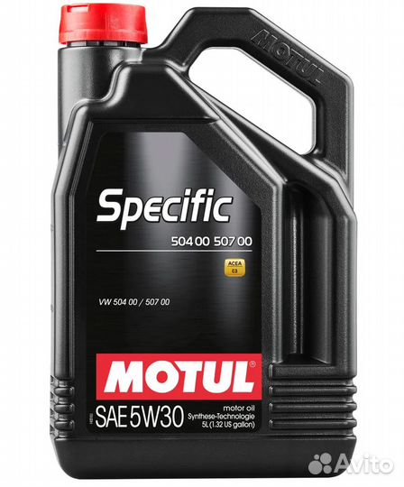 Масло моторное Motul Specific 504.00-507.00 5W-30