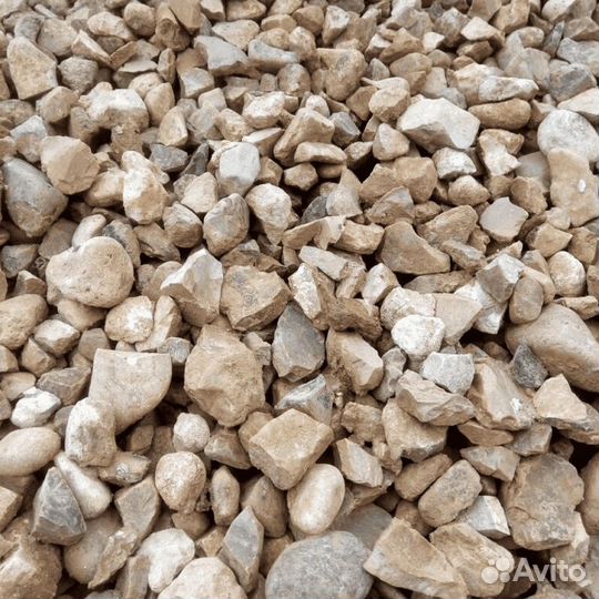 Щебень гравийный, все фракции