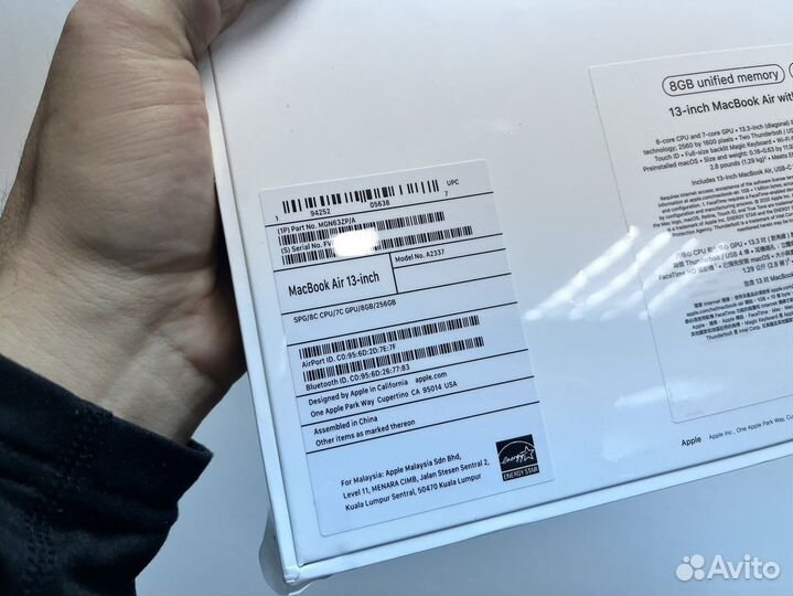 MacBook Air M1 8/256Gb+Клавиатура New