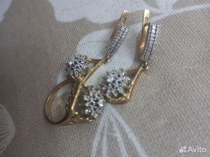 Серьги с бриллиантами