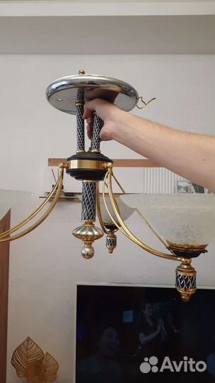 Люстра потолочная бу