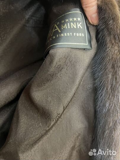 Шуба норковая новая ромашка