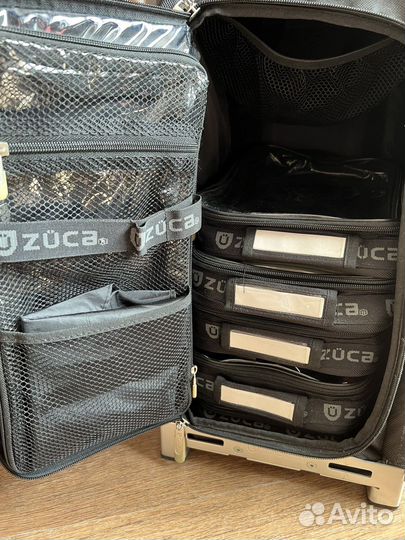 Сумка zuca pro artist black & silver