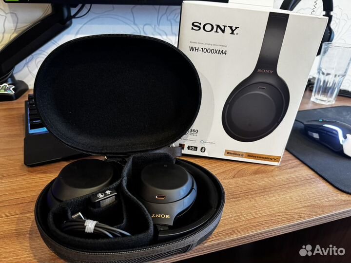 Беспроводные наушники Sony WH1000XM4 Black