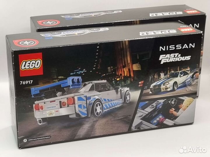 Lego 76917 Форсаж: Nissan Skyline GT-R (R34) Новый