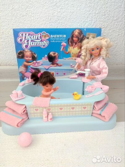 Набор Barbie The Heart Family Bathtub, 1987 год