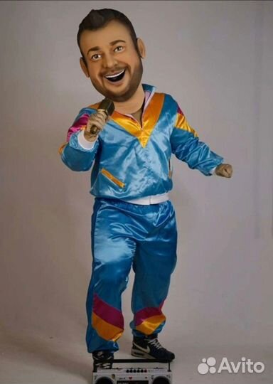 Ростовая кукла Сергей Жуков (Руки вверх)