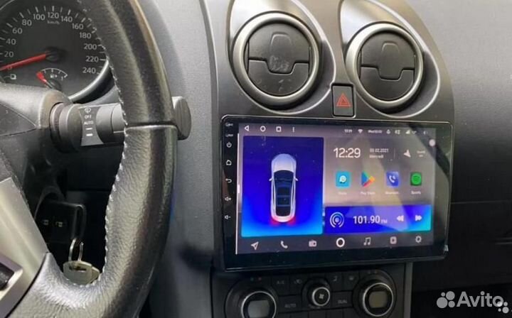 Магнитола Nissan Qashqai j10 WiFi Navi IPS