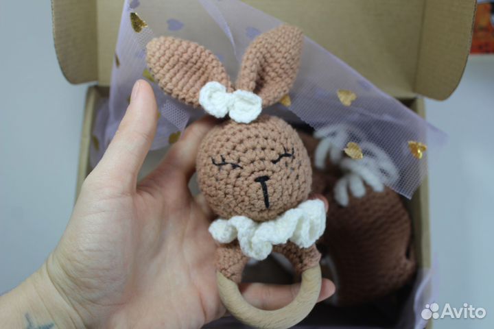 Пинетки вязаные детские