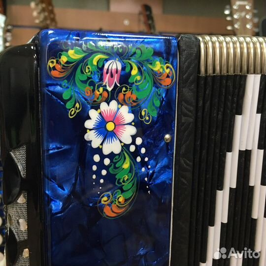 Гармонь Шуйская Чайка-314 S5XL синяя