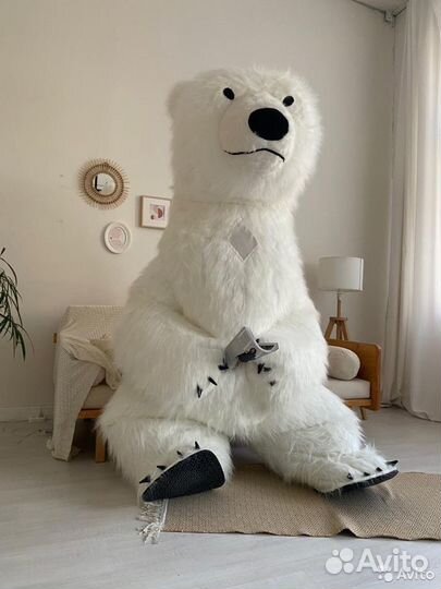 Белый Мишка Поздравления «Снежок»На праздники