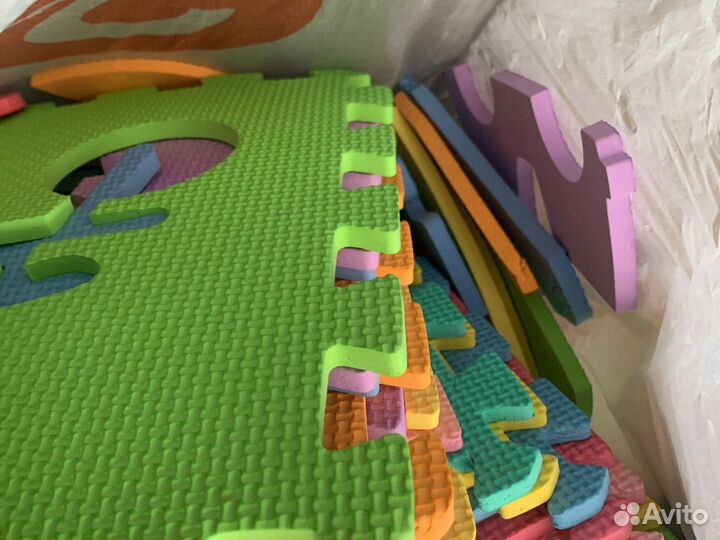 Детский мягкий коврик пазл