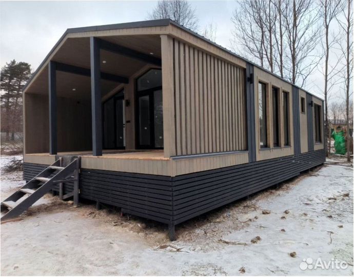 Всесезонный дом на дачу, теплый 75 м кв Артикул аф-1038