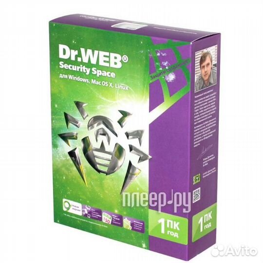 Dr.Web Security Space 1Dt 1 year BHW-B-12M-1-A3