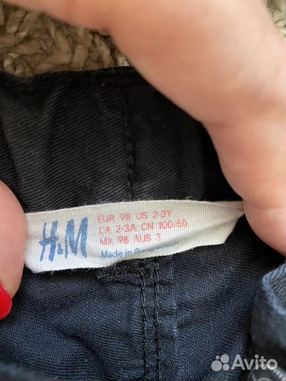 Джинсы детские h&m