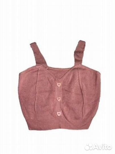 Топ розовый винтаж