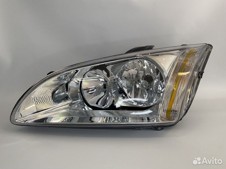 Фара левая Ford Focus 2 05-08 хром