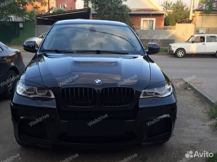 Реснички BMW X6 E71 на фары тюнинг