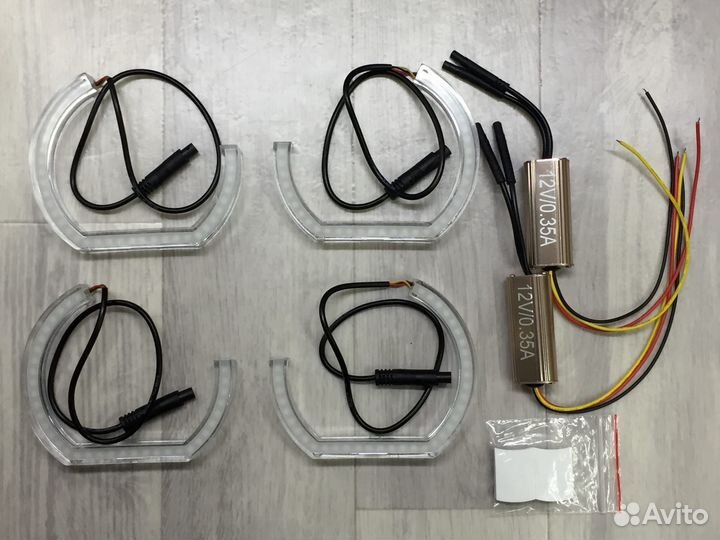 Ангельские глазки Crystal BMW E46 coupe 2 цвета