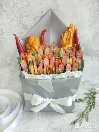 Мясной букет подарок на 23 февраля