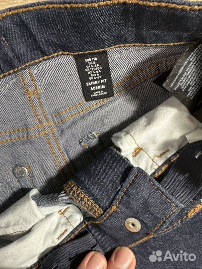 Джинсы для мальчика hm 116 как новые