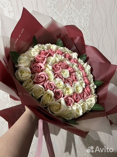 Букет цветов из мыла