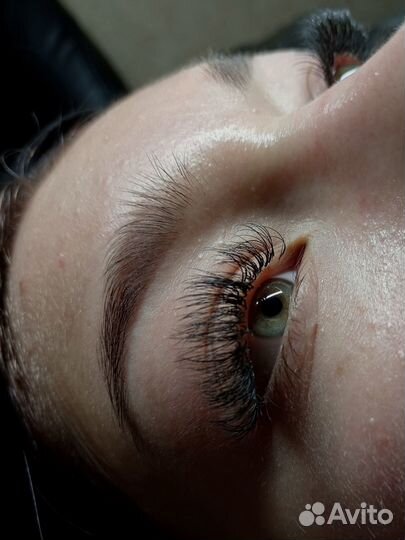 Наращивание ресниц на дому