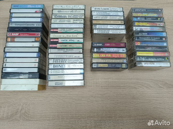 Деко Sony TC-WE475 магнитофон+касссеты 55шт