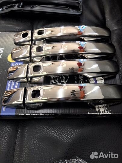 Накладки на дверные ручки ланд крузер200