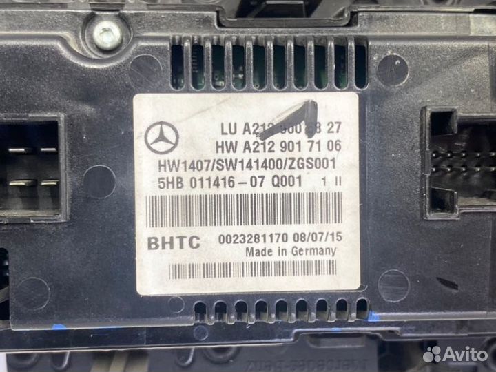 Блок управления климатом Mercedes Benz E-Class