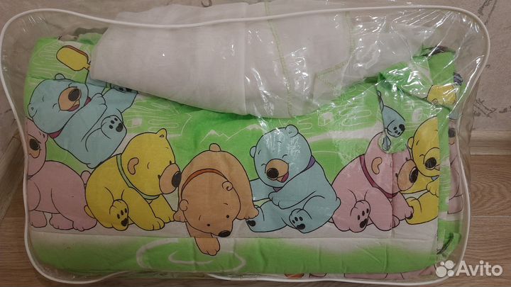 Бортики и балдахин в кроватку