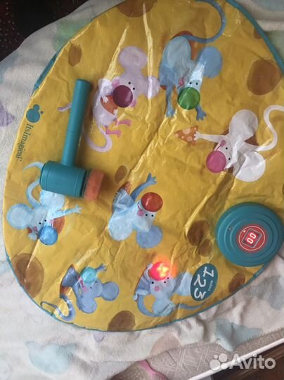 Игровой коврик музыкальный (поймай мышку)