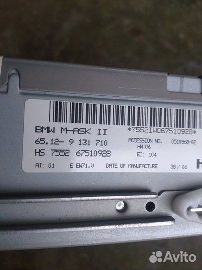 Магнитола Bmw 525I E60 N52B25AF 2006
