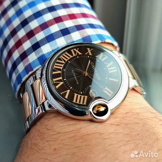 Cartier Ballon Bleu Steel Rose Gold Chocolate