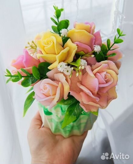 Букет из мыла