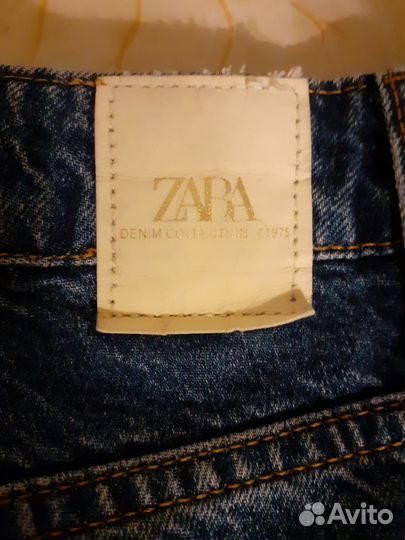 Джинсы zara прямые