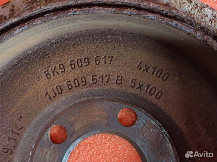 Задние тормозные барабаны Volkswagen Polo 5