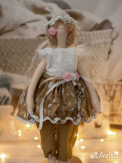 Текстильная интерьерная кукла