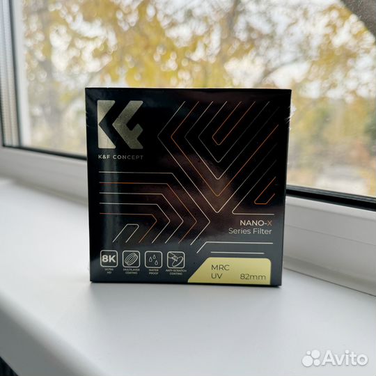 Светофильтр K&F Concept Nano-X MRC UV 82mm