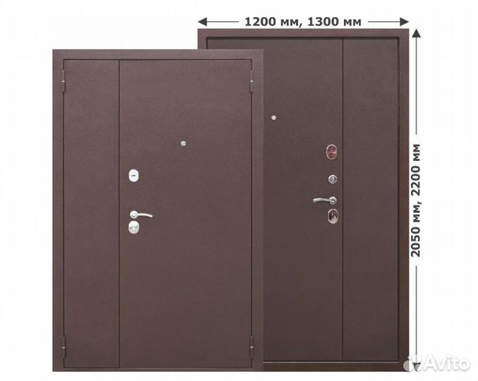 Дверь входная не стандартная