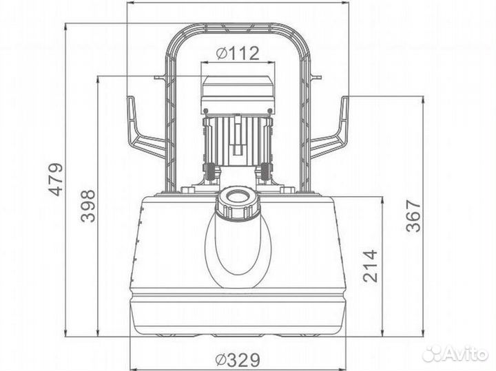 Аппарат для промывки котла, теплообменника, систем